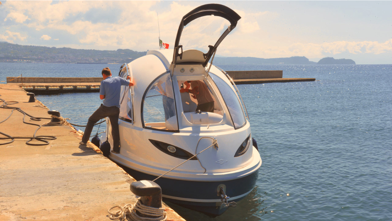 Illustration for article titled The Jet Capsule Is The Luxury Italian Yacht For The Downsizing Era